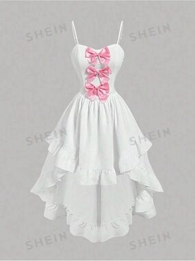 Beautiful white high low dress